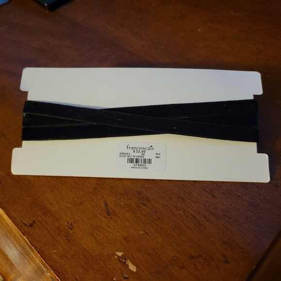 Francesca's Self Wrap Choker and Choker With Gold Clasp - Picture 3 of 5